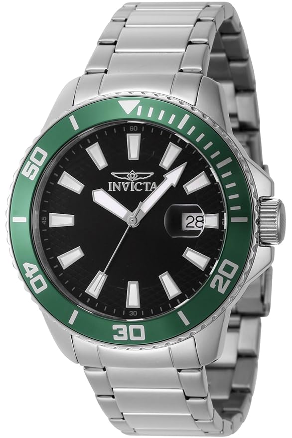 Glycine Analog Black Dial Mens Watch-46063
