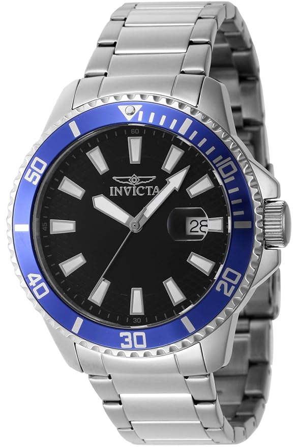 Invicta Pro Diver Analog Black Dial Quartz Mens Watch -46076