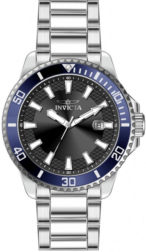 Invicta Pro Diver Analog Black Dial Quartz Mens Watch -46076