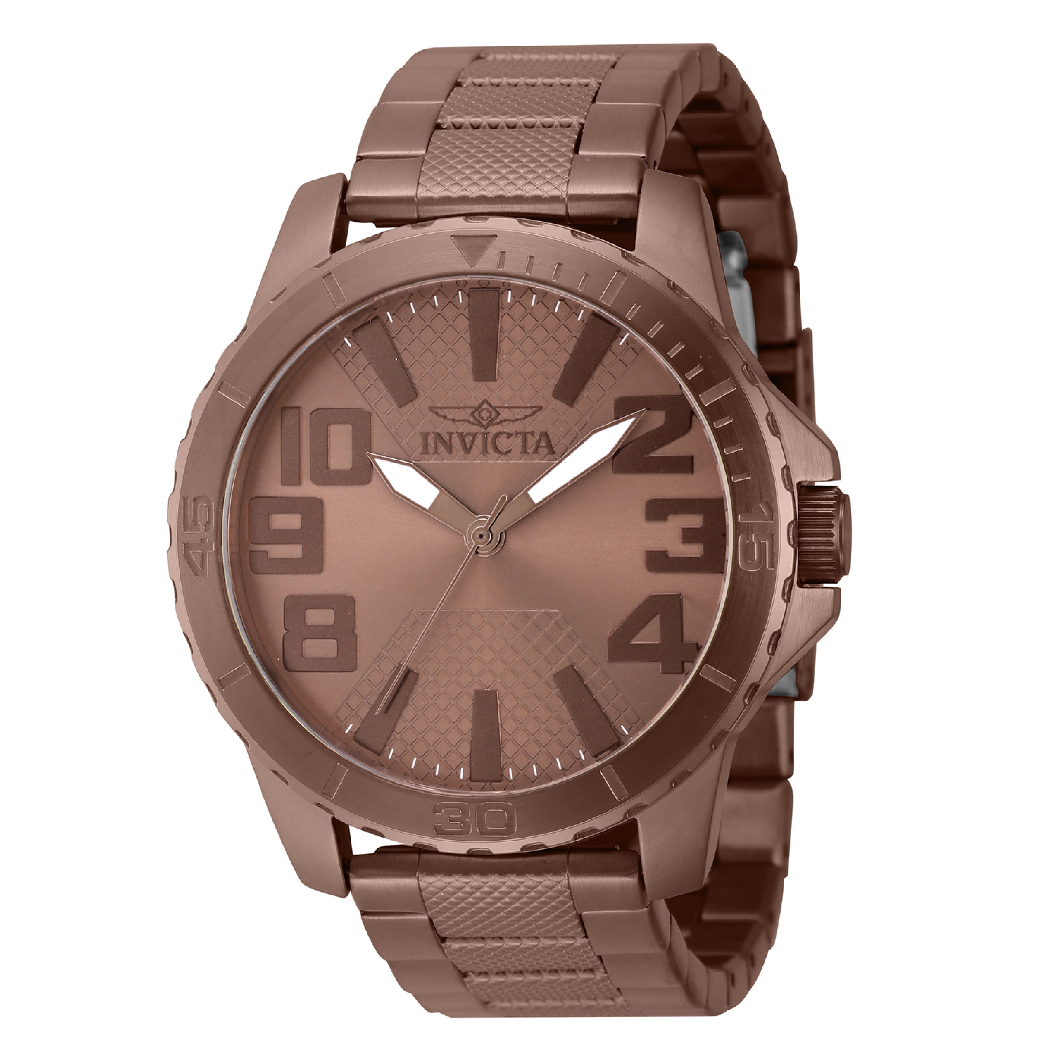 Invicta Analogue Brown Dial Men&