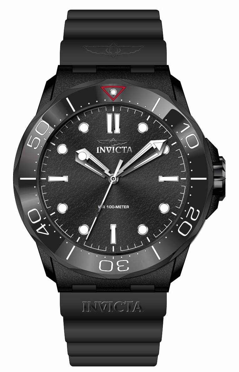 Invicta Coalition Forces Black Dial Mens Watch - 46389