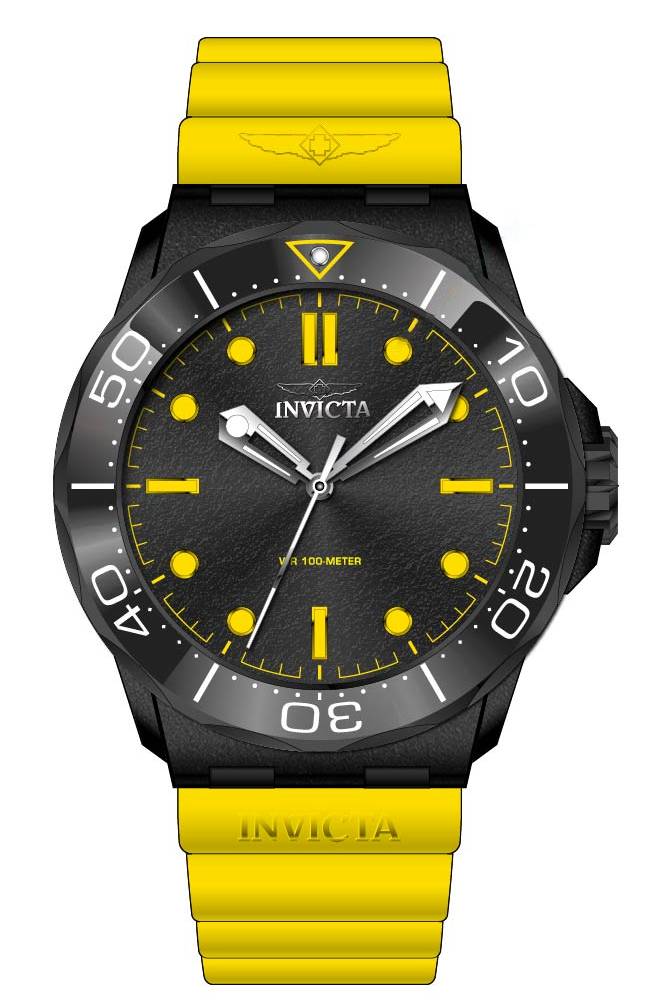 Invicta Coalition Forces Black Dial Mens Watch - 46394
