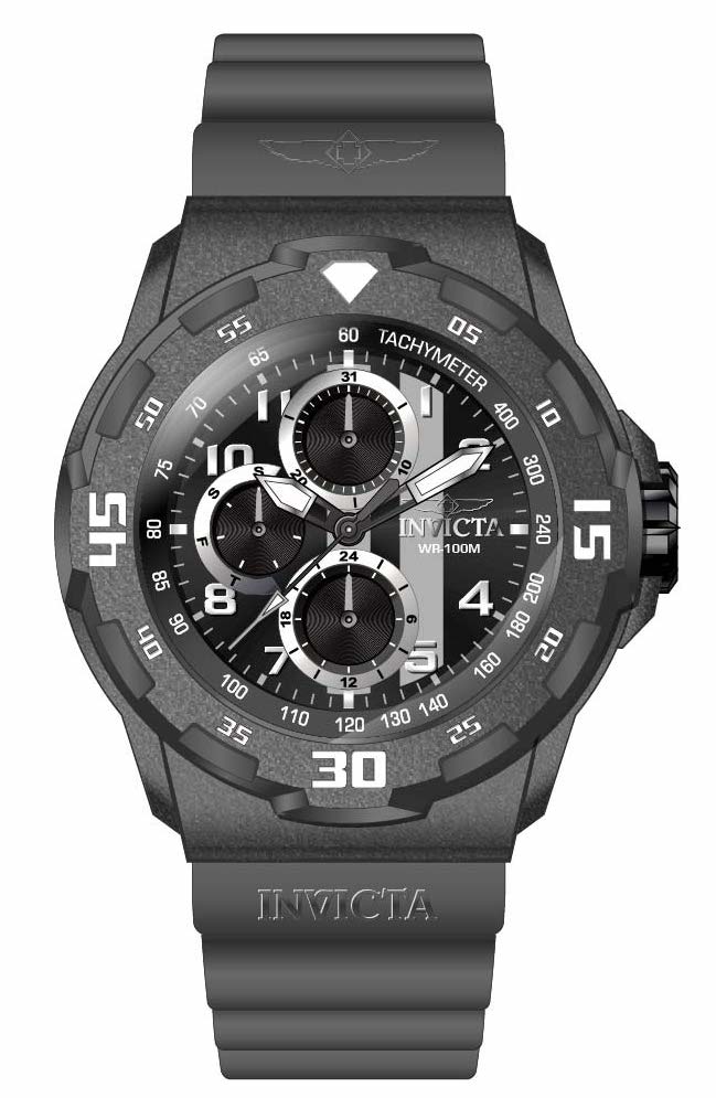Invicta Coalition Forces Black Dial Mens Watch - 46399