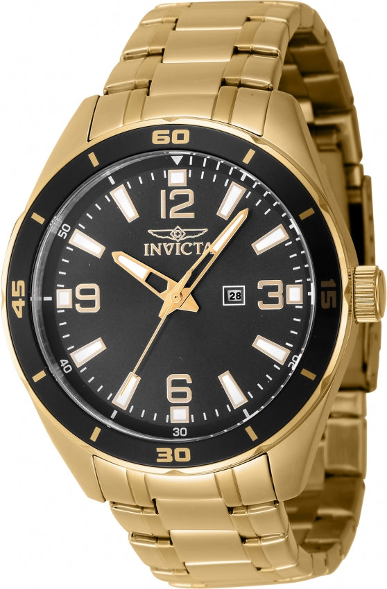 Invicta Pro Diver Quartz Black Dial Analog Watch For Gents - 46673
