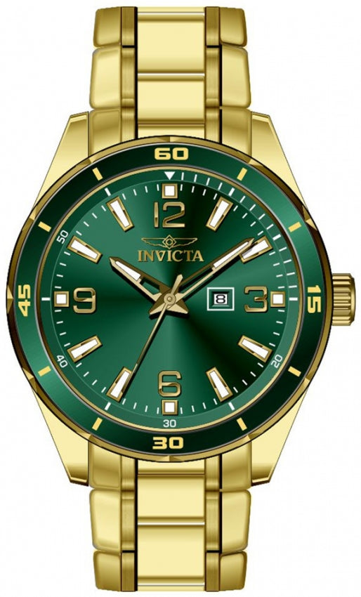 Invicta Pro Diver Quartz Green Dial Analog Watch For Gents - 46675