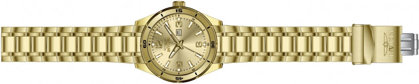 Invicta Pro Diver Quartz Gold Dial Analog Watch For Gents - 46676