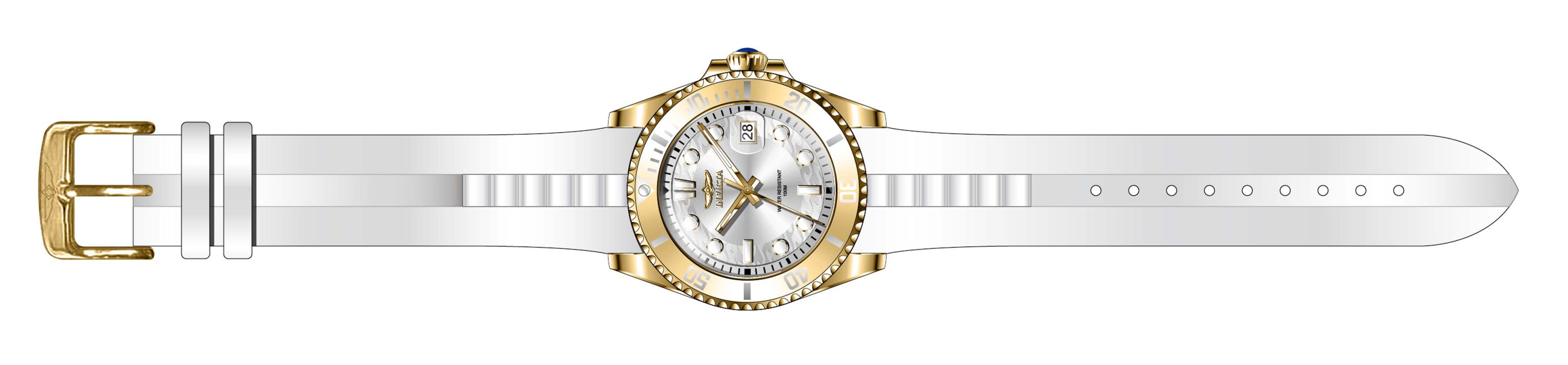 Invicta Pro Diver Silver Dial Ladies Watch - 46694