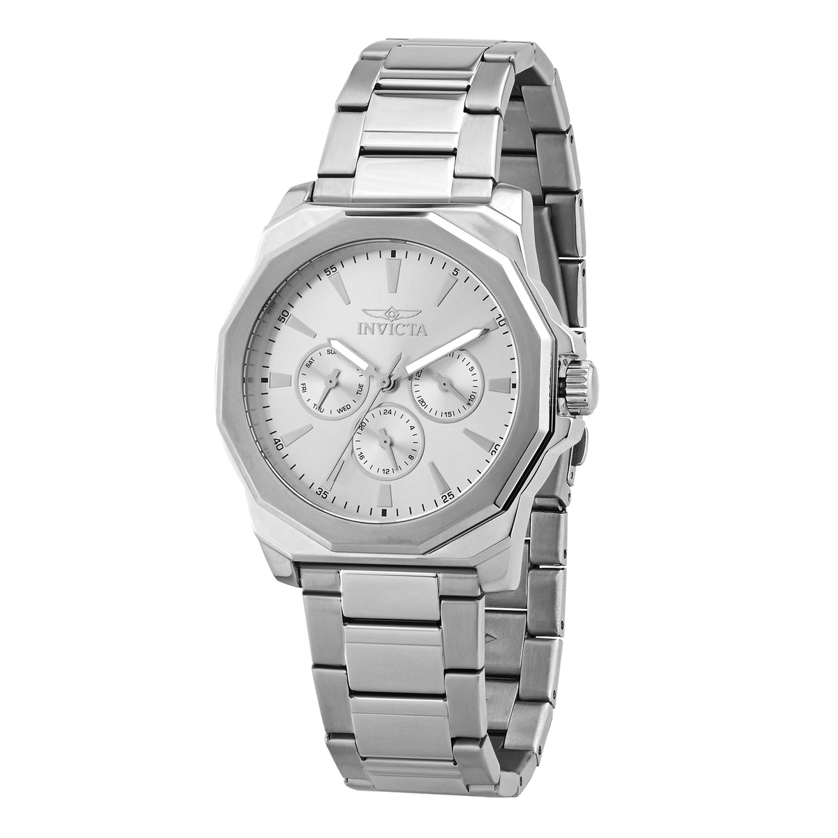 Invicta Speedway Quartz Silver Dial Gents Watch - 46843