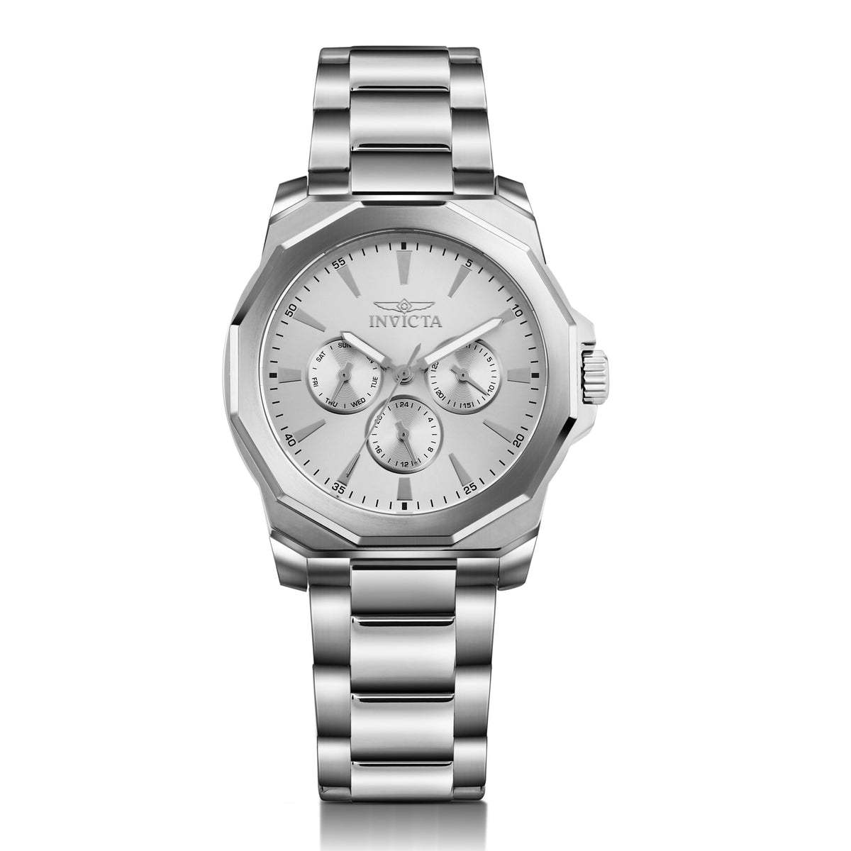 Invicta Speedway Quartz Silver Dial Gents Watch - 46843