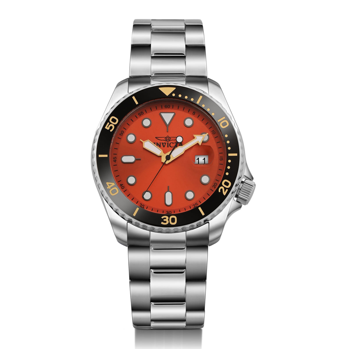 Invicta Pro Diver Quartz Luminous Green Dial Gents Watch - 47159
