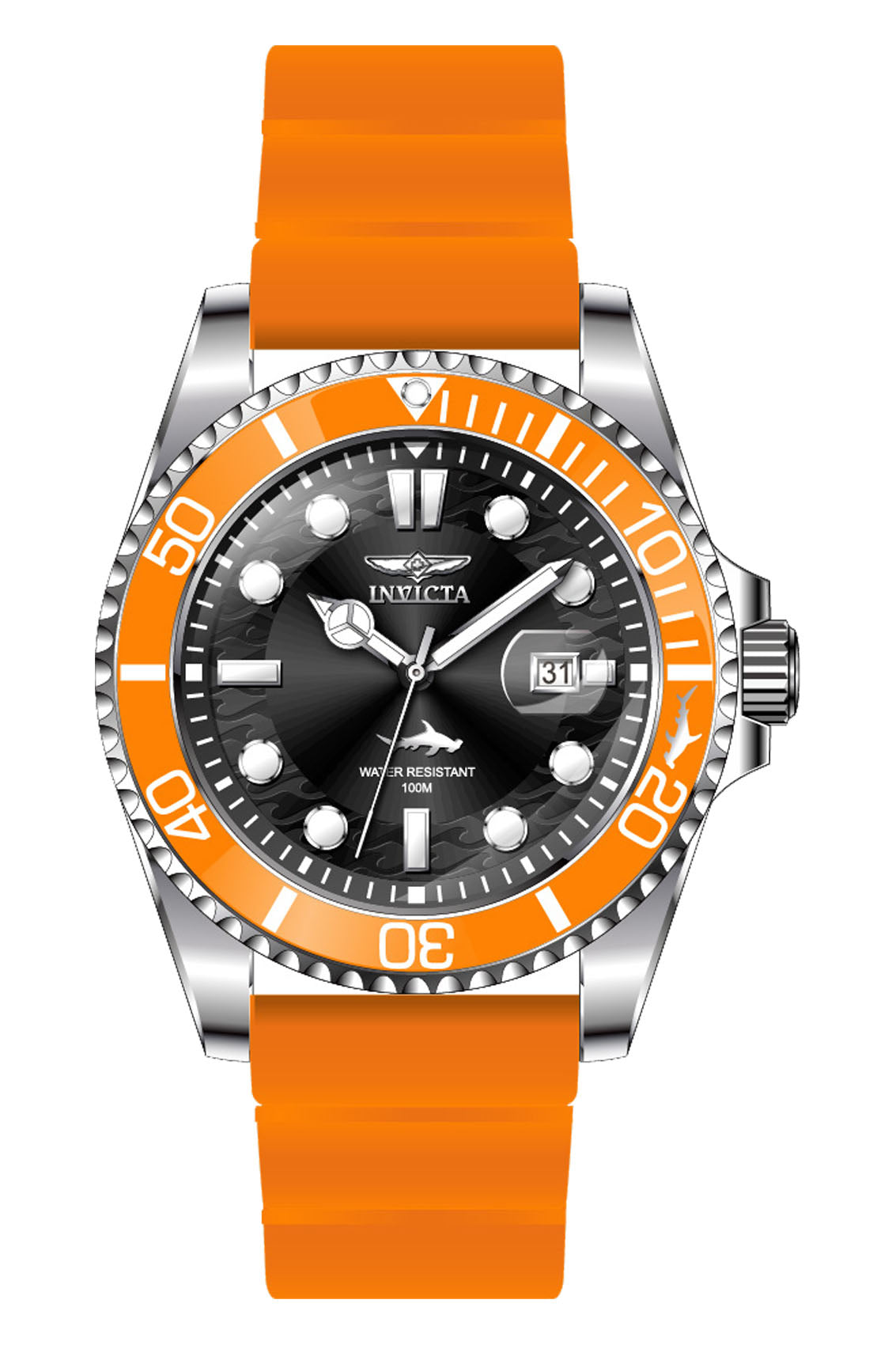 Invicta Pro Diver Black Dial Mens Quartz Watch - 47162