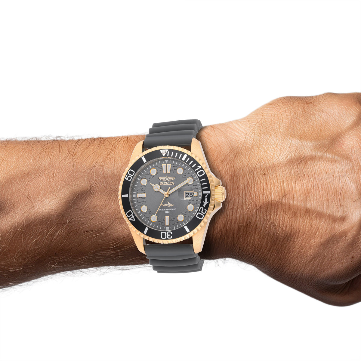 Invicta Pro Diver Charcoal Dial Mens Quartz Watch - 47171