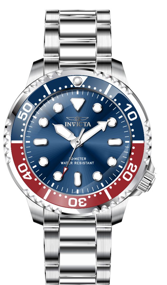 Invicta Pro Diver Blue Dial Mens Quartz Watch - 47219