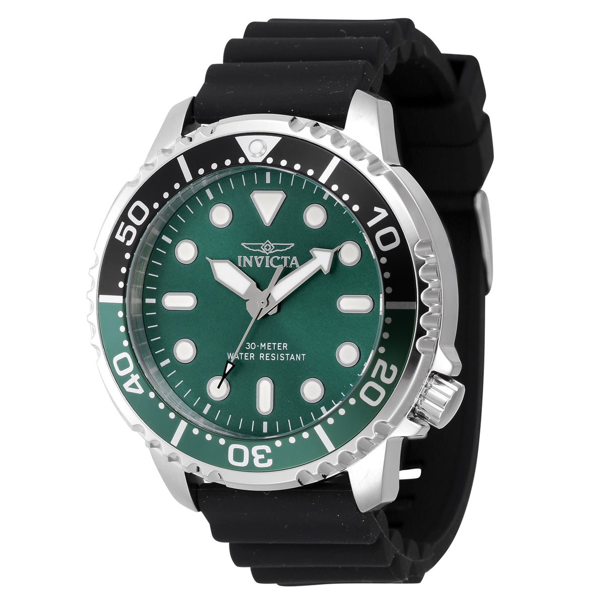 Invicta Pro Diver Green Dial Mens Quartz Watch - 47223