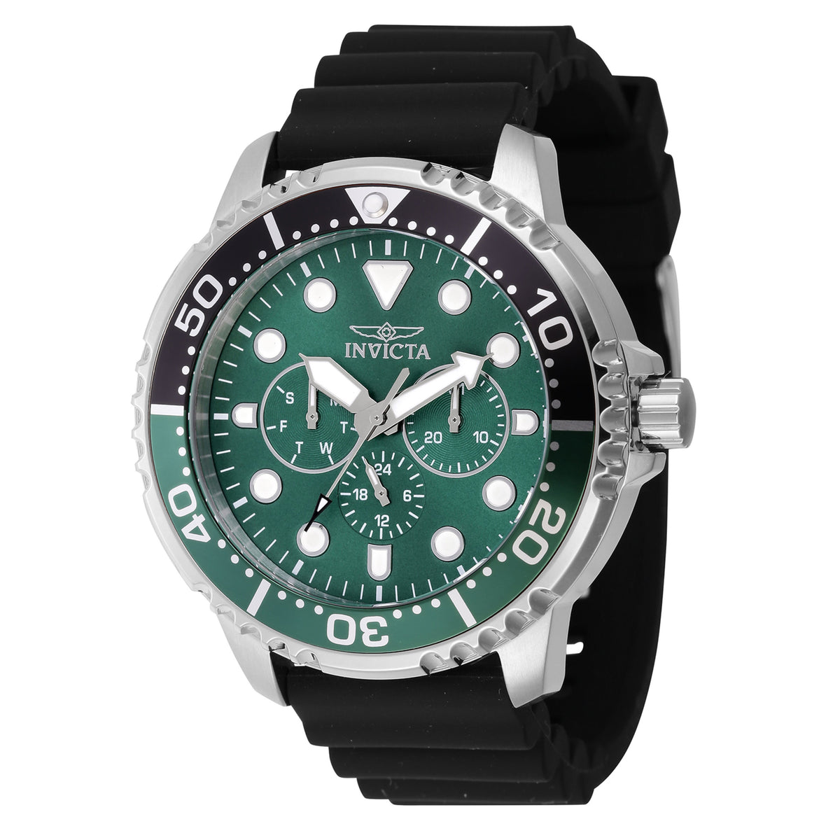 Invicta Pro Diver Green Dial Mens Quartz Watch - 47232
