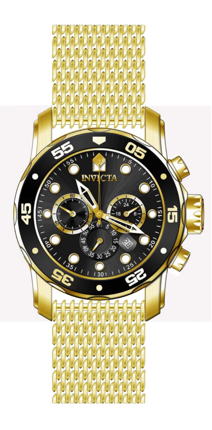 Invicta Pro Diver Black Dial Mens Quartz Watch - 47238