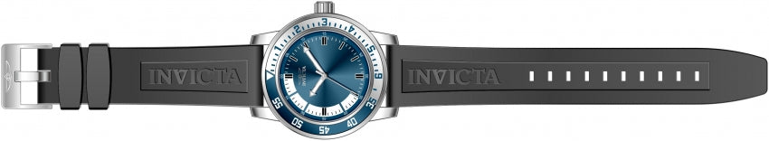 Invicta Silicone Analogue Multicolor Dial Mens Watch-47280, Band Color:Black