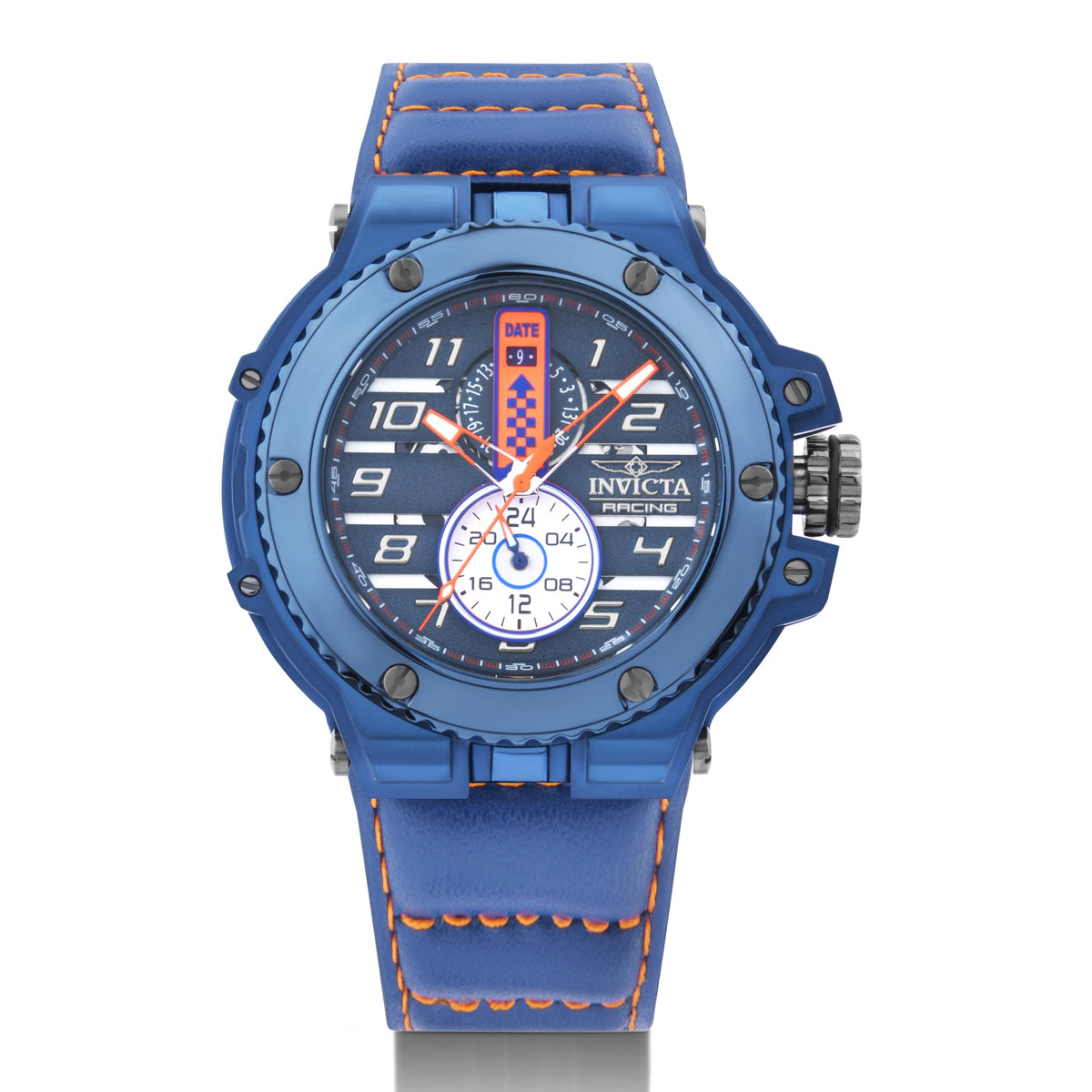 Invicta Racing Analog Blue Dial Mens Watch - 47382