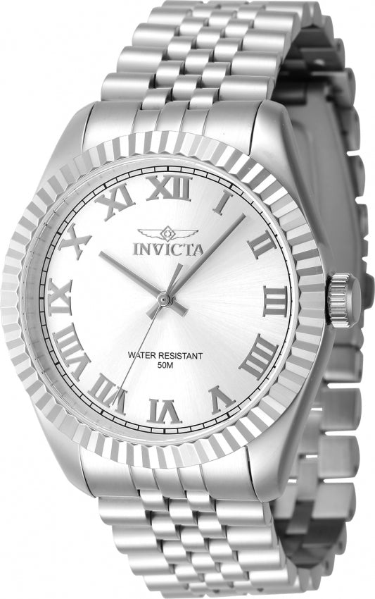 Invicta Specialty Quartz Silver Dial Analog Watch For Gents - 47397