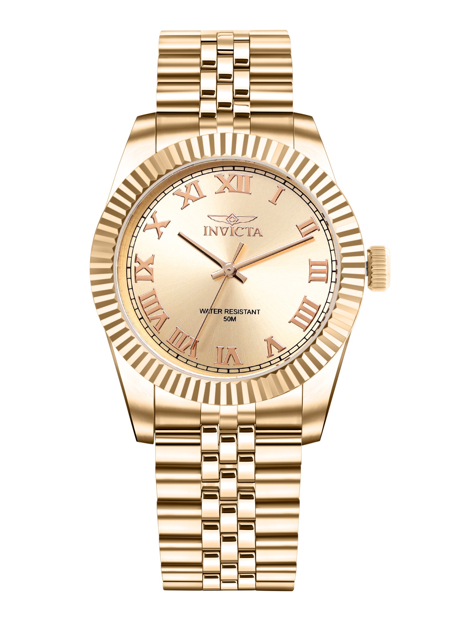 Invicta Specialty Quartz Caliber PC21 Movement Gold Dial Analog Watch For - Ladies 47418