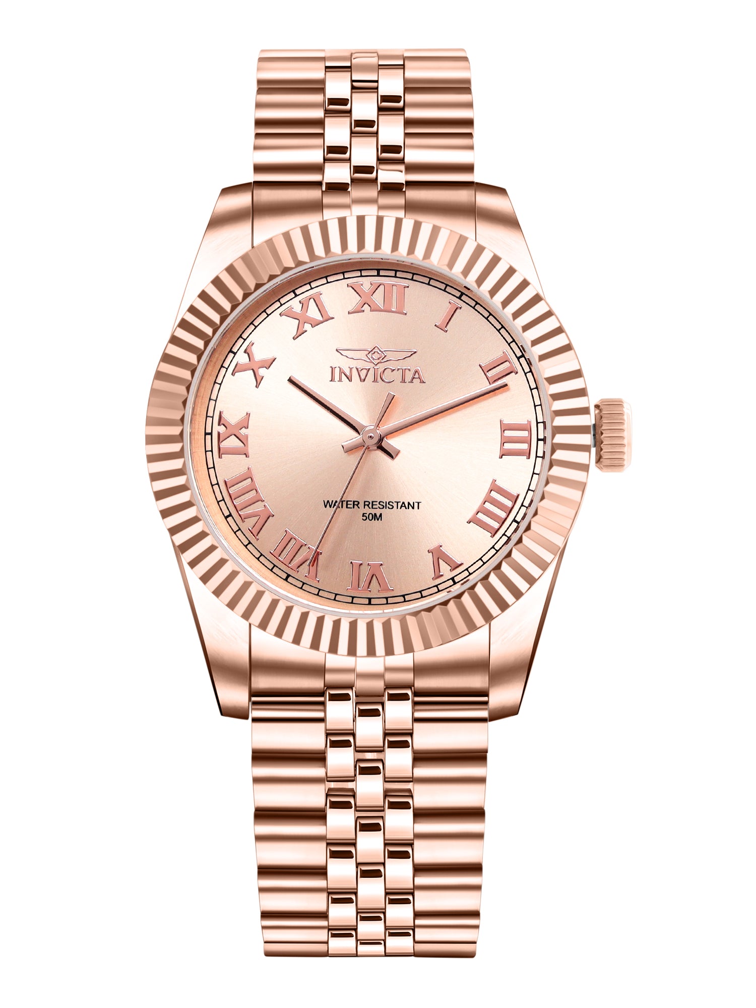 Invicta Specialty Quartz Caliber PC21 Movement Rose Gold Dial Analog Watch For - Ladies 47419