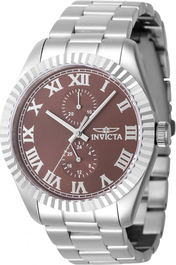 Invicta Specialty Quartz Red Dial Analog Watch For Gents - 47424