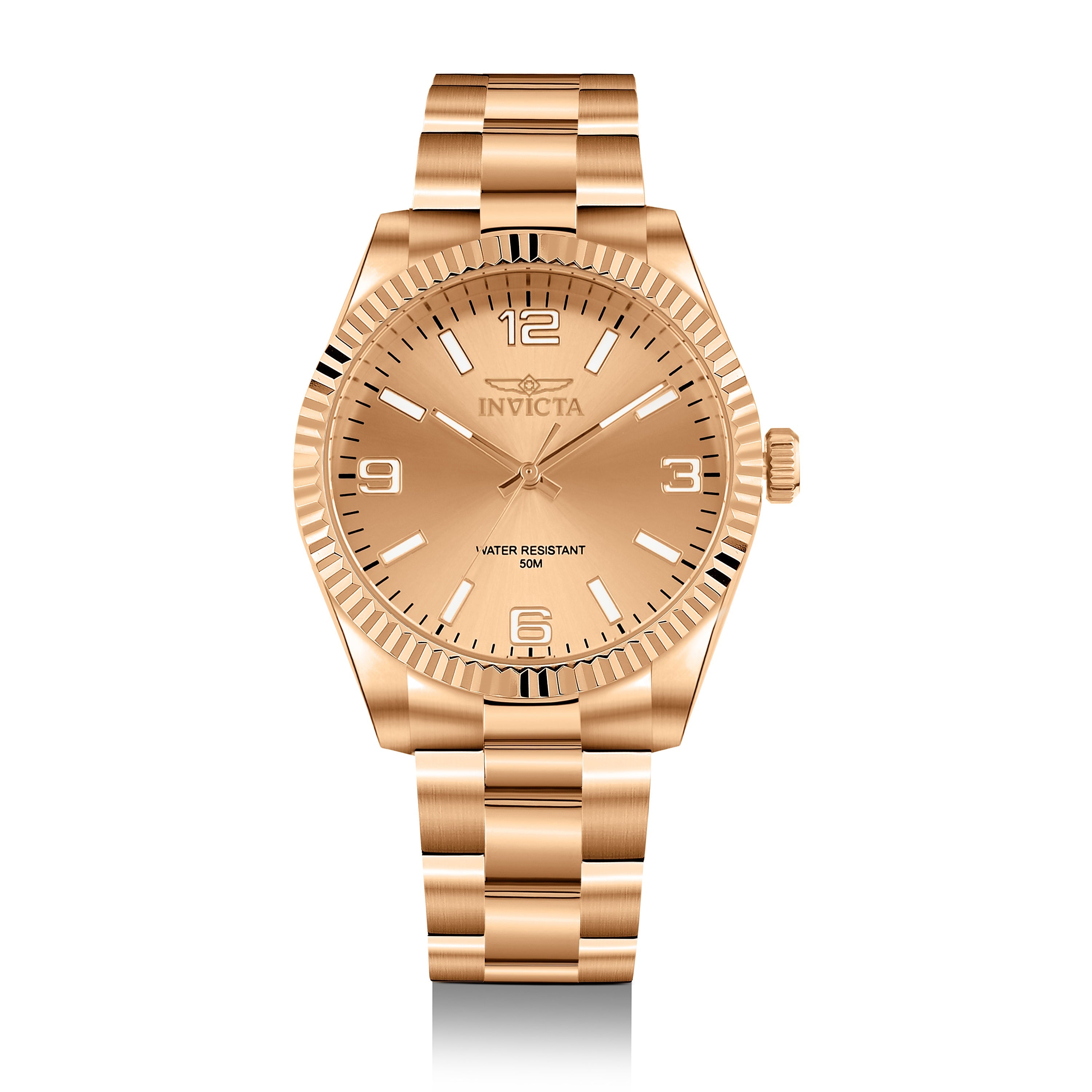 Invicta Specialty Quartz Rose Gold-Toned Dial Analog Watch For - Gents 47462