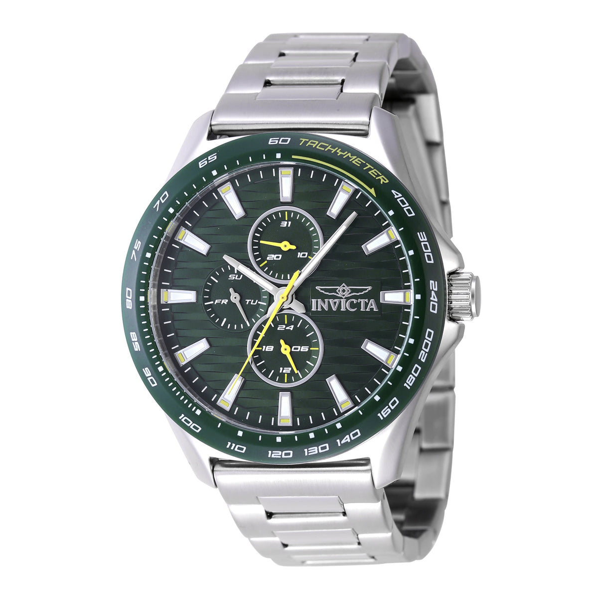 Invicta Racing Green Dial Mens Quartz Watch - 47549