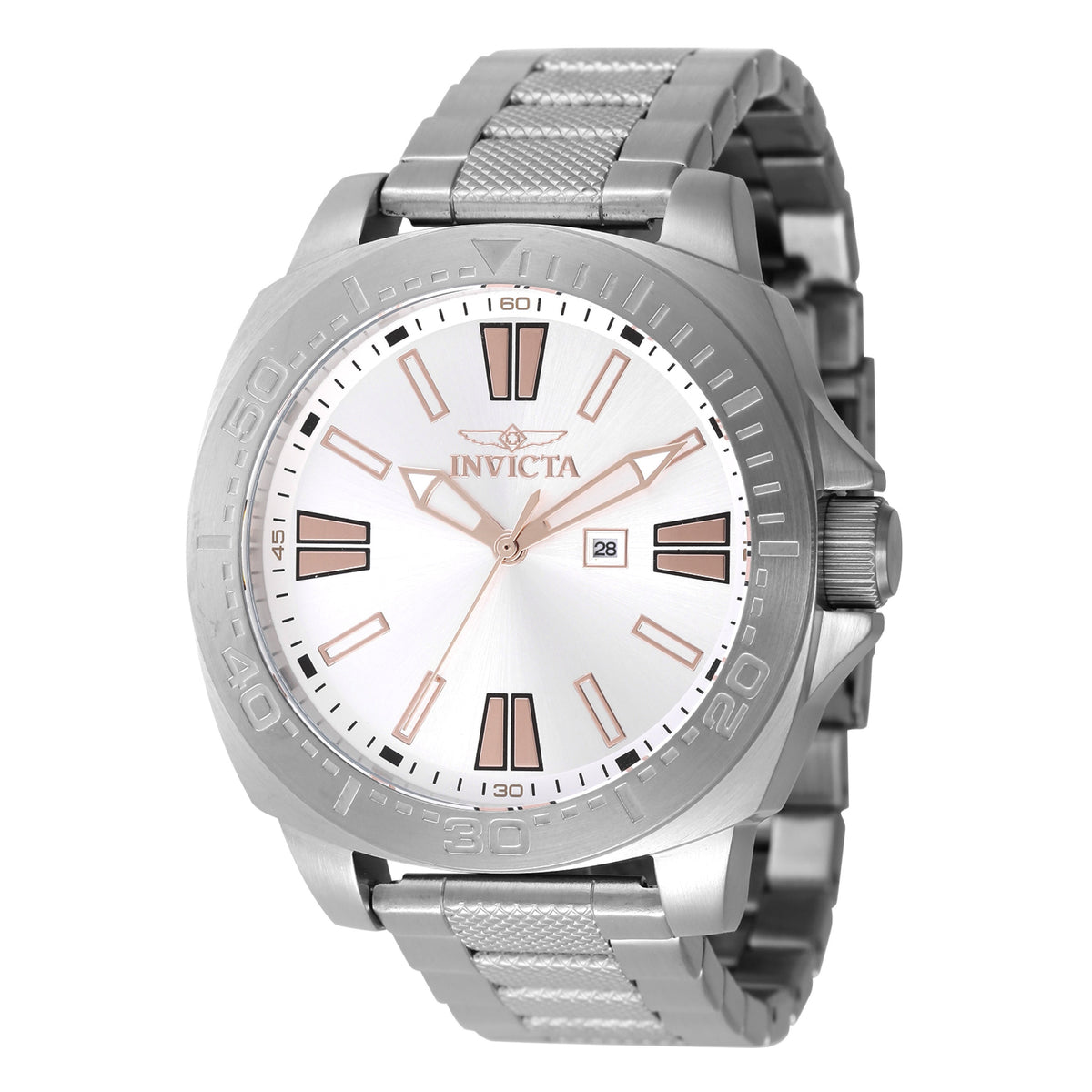 Invicta Analogue Silver Dial Mens Watch-47600