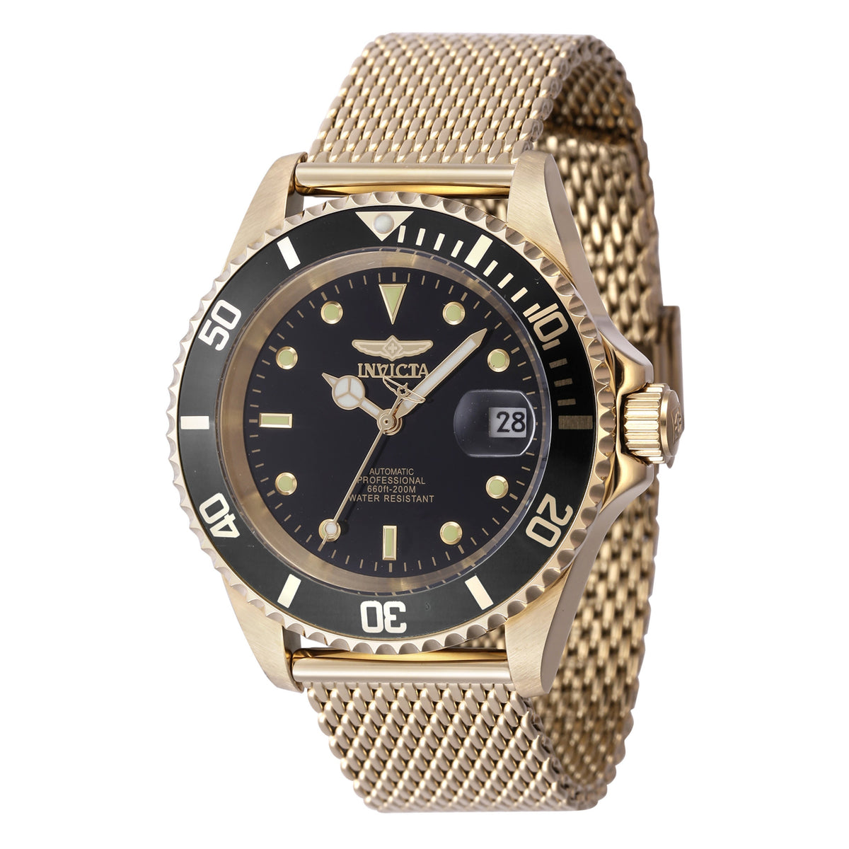 Invicta Pro Diver Black Dial Mens Automatic Watch - 47722