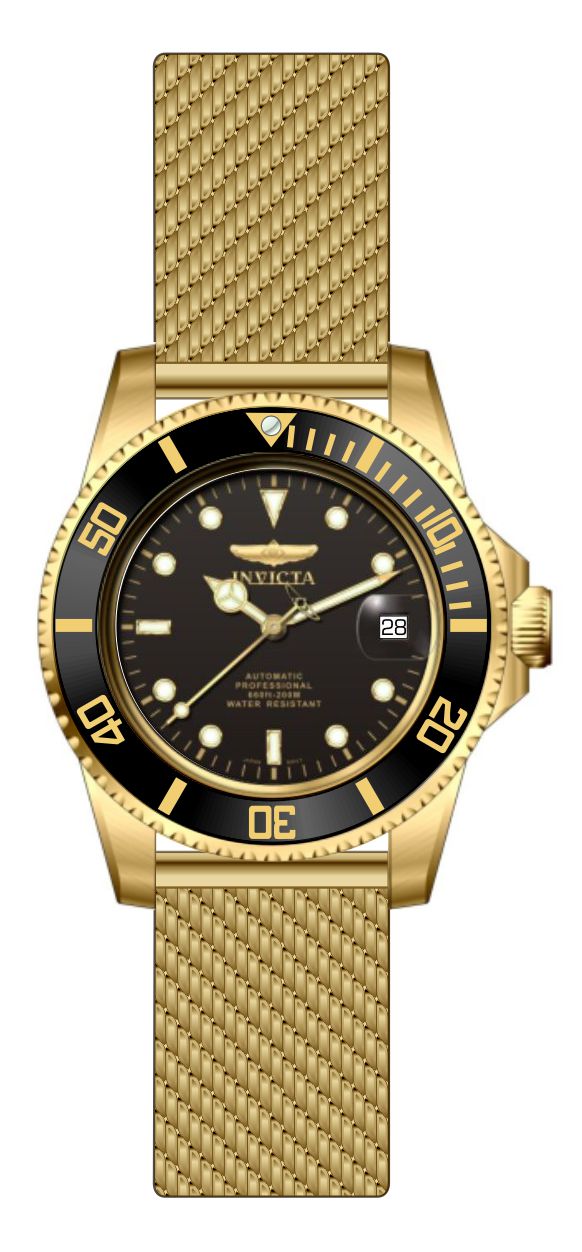 Invicta Pro Diver Black Dial Mens Automatic Watch - 47722