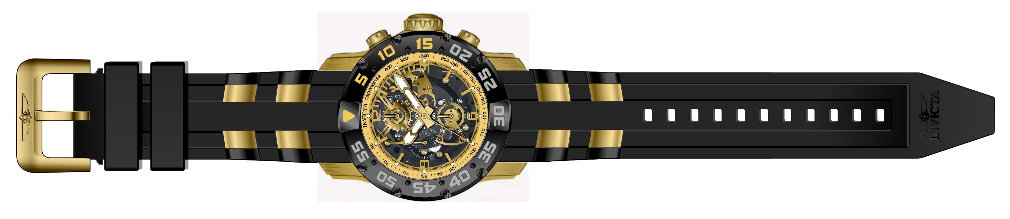Invicta Invicta Racing Quartz Black Dial Watch For Gents - 48065