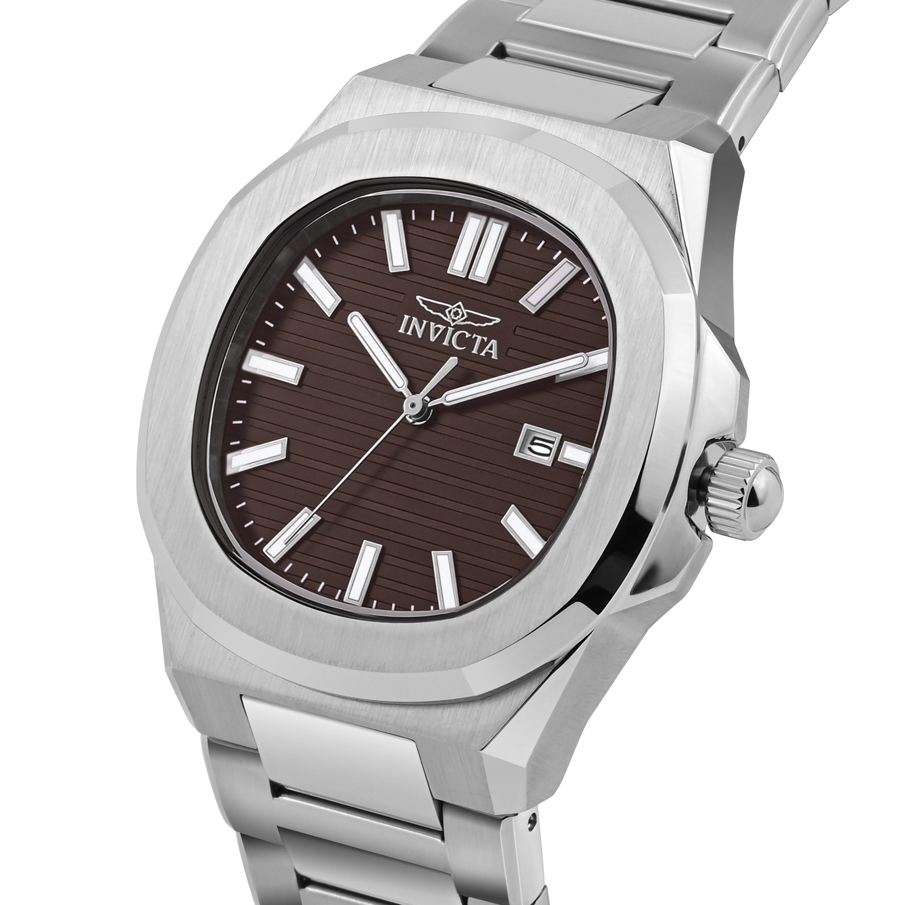 Invicta Speedway Quartz Brown Dial Analog Watch For Gents - 48321