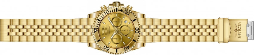 Invicta Pro Diver Quartz Gold Dial Analog Watch For - Gents 48382