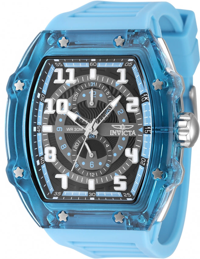 Invicta Racing Quartz Black Dial Analog Watch For Gents - 48444