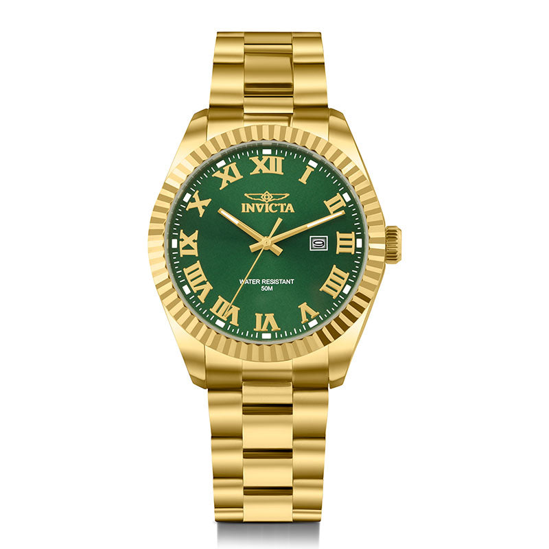 Invicta Specialty Quartz Green Dial Analog Watch for Men - 48548