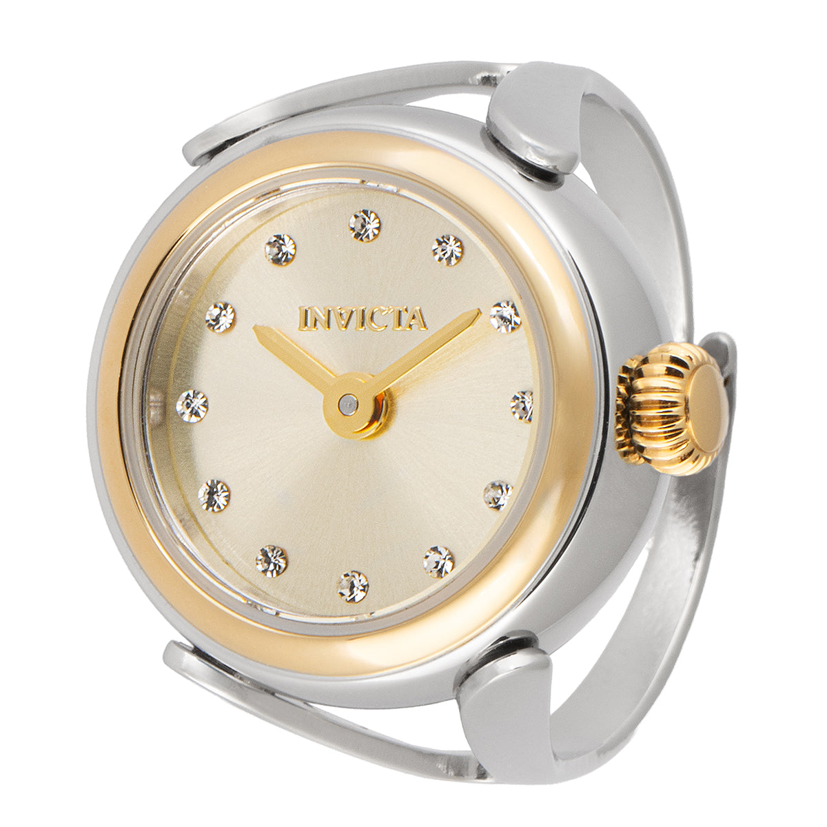 Invicta Silver Finger Ring Watch For - Ladies 48576