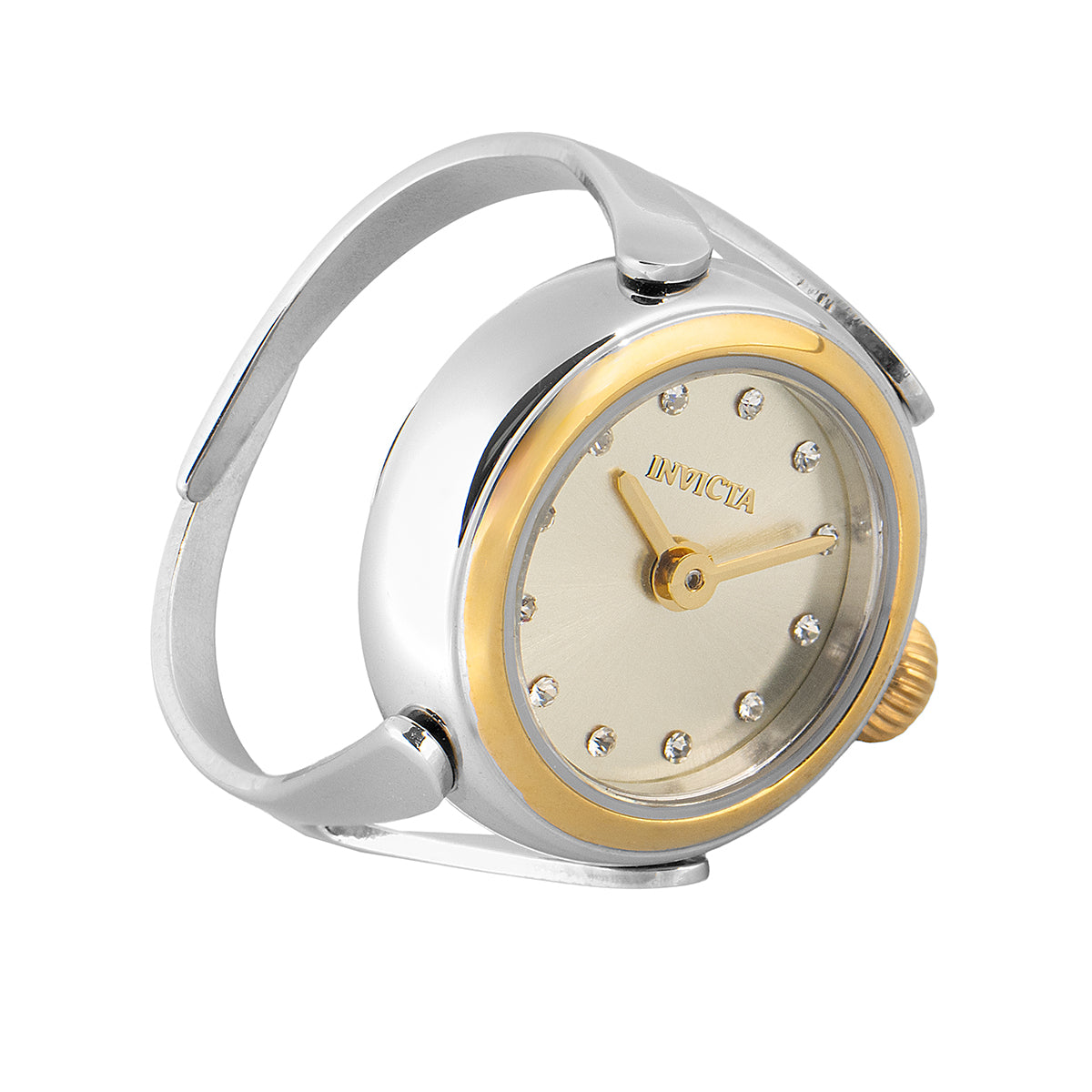 Invicta Silver Finger Ring Watch For - Ladies 48576