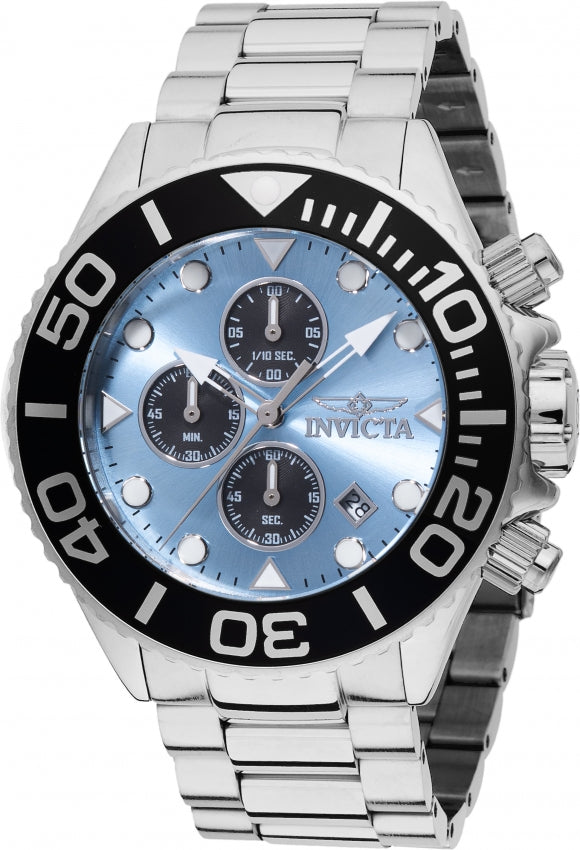 Invicta Grand Diver Quartz Blue, Black, Light Blue Dial Analog Watch For - Gents 48584