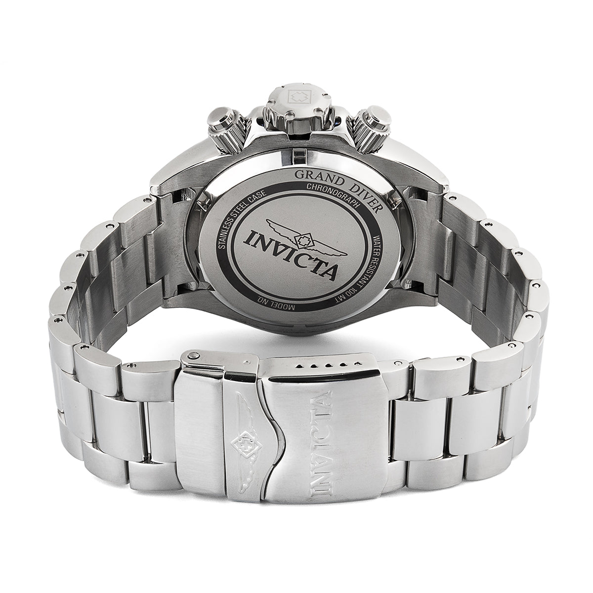 Invicta Grand Diver Quartz Black, Champagne Dial Analog Watch For - Gents 48587