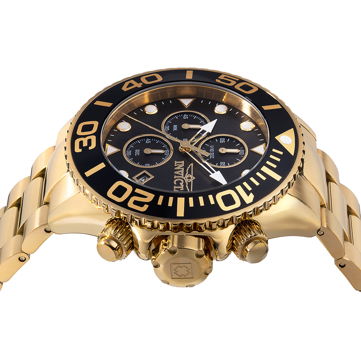 Invicta Grand Diver Quartz Black Dial Analog Watch For - Gents 48592