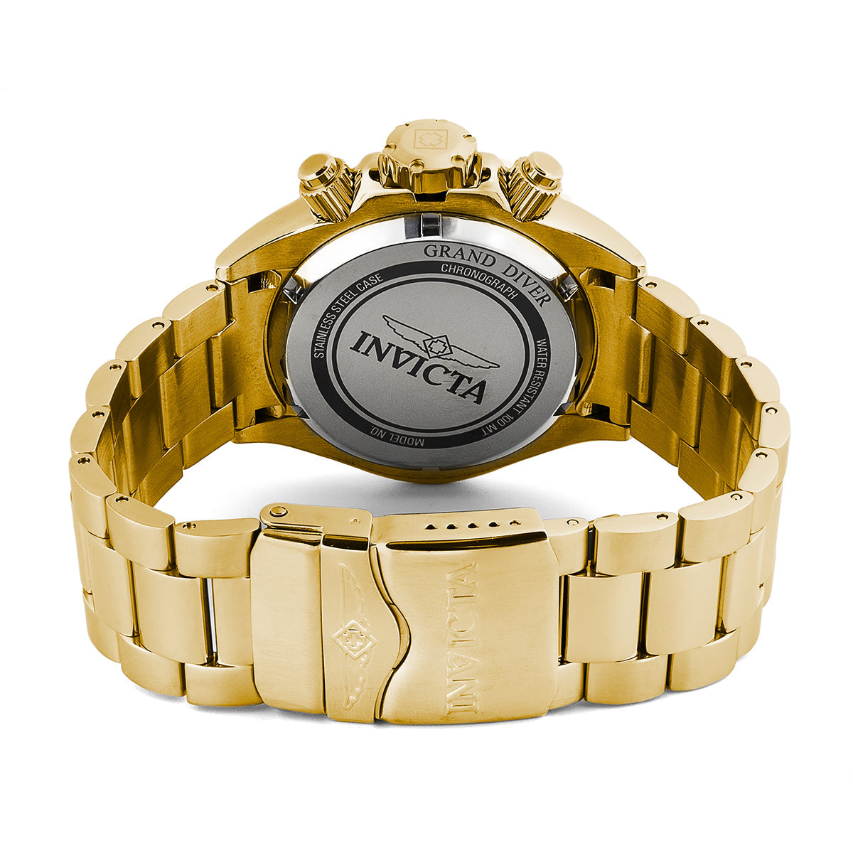 Invicta Grand Diver Quartz Black Dial Analog Watch For - Gents 48592