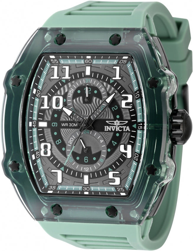 Invicta Invicta Racing Quartz Green, Dark Grey Dial Analog Watch For - Gents 48717