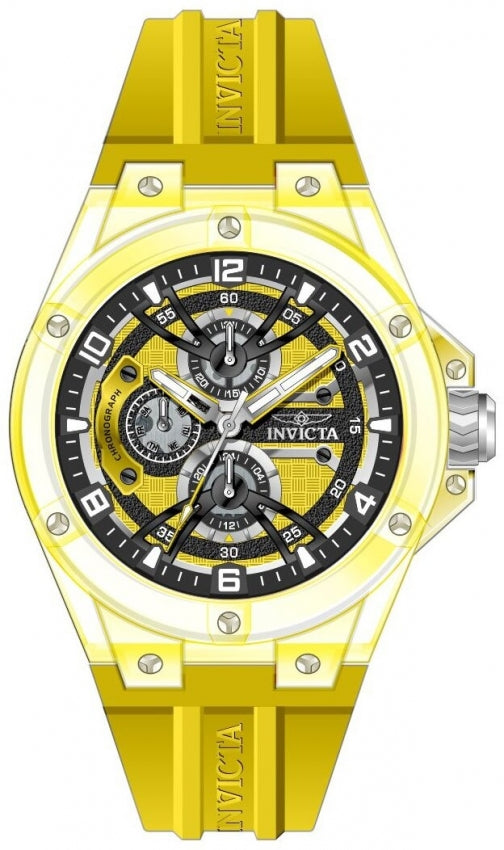 Invicta Invicta Racing Quartz Yellow Dial Analog Watch For - Gents 48802