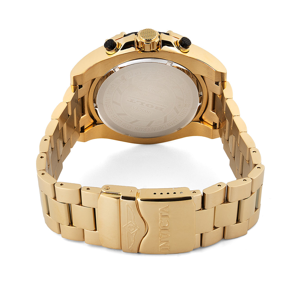 Invicta Bolt Quartz Black Dial Analog Watch For - Gents 48867