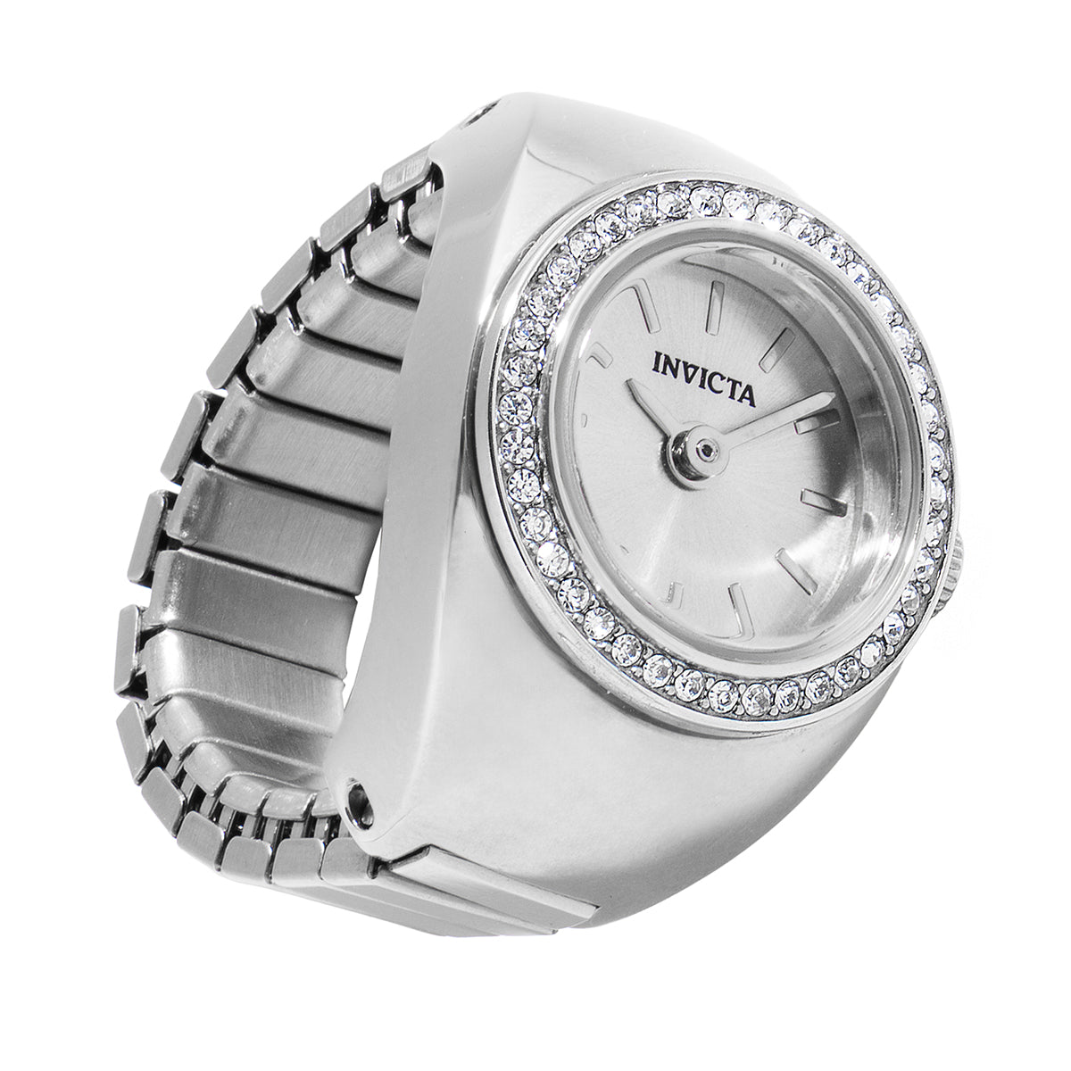 Invicta Silver Finger Ring Watch For - Ladies 48943