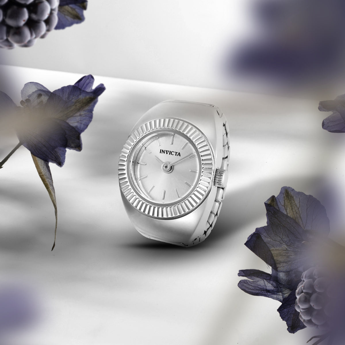 Invicta  Silver  Finger Ring Watch For - Ladies 48946