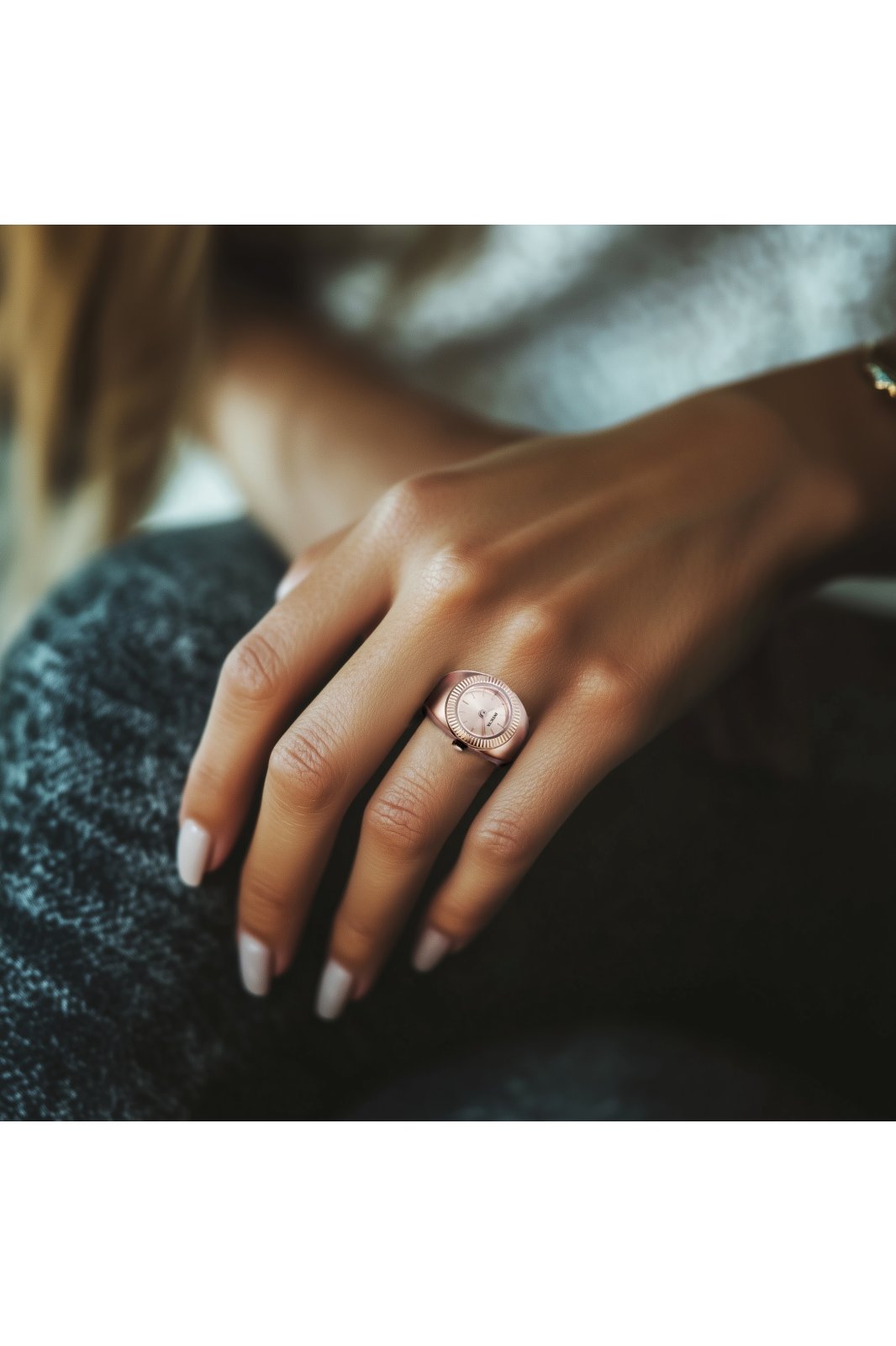 Invicta Rose Gold Finger Ring Watch For - Ladies 48948