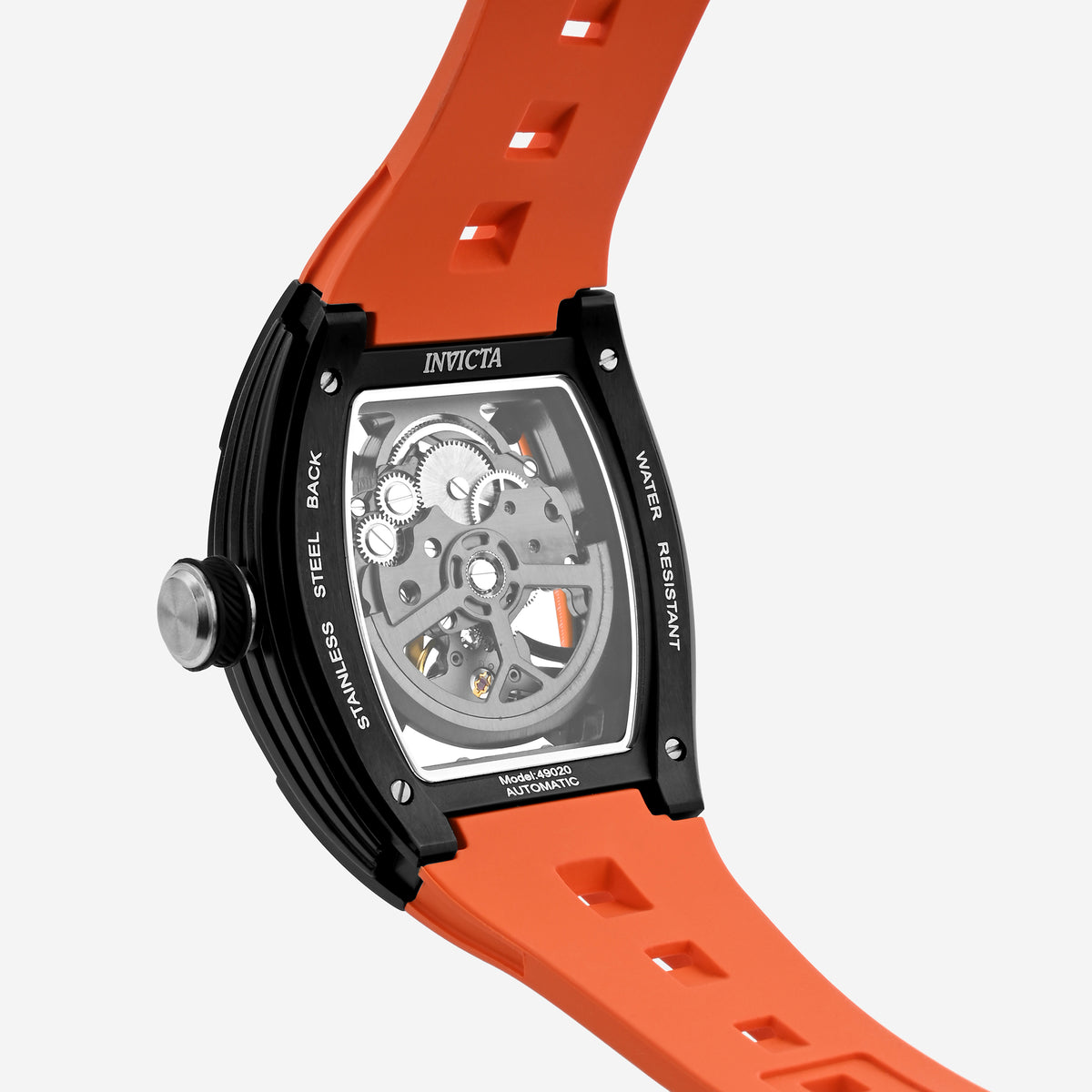 Invicta S1 Rally Automatic Orange Dial Analog Watch For Gents - 49020