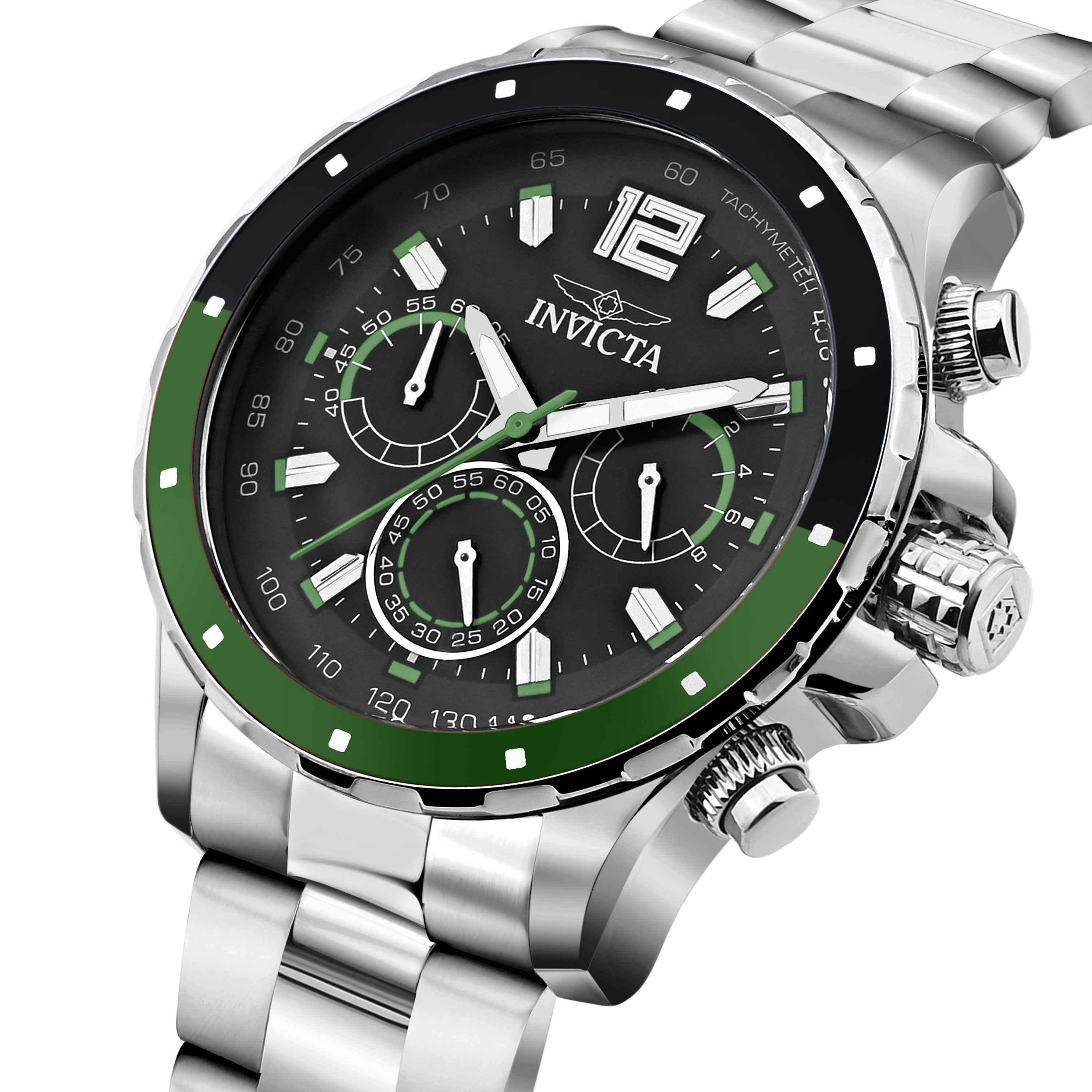 Invicta Speedway Quartz Black Dial Watch For Gents - 49363